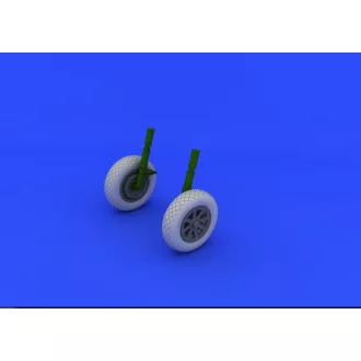   Eduard F4U-1 wheels diamond pattern for Tamiya műgyanta repülő kiegészítő