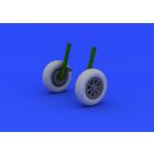Eduard F4U-1 wheels diamond pattern (TAMIYA)