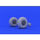 Eduard Mosquito Mk.VI wheels (TAMIYA)