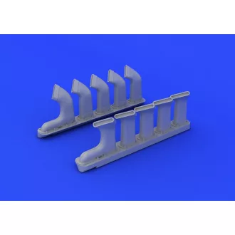   Eduard Mosquito Mk.VI exhaust stacks f.Tamiya műgyanta repülő kiegészítő