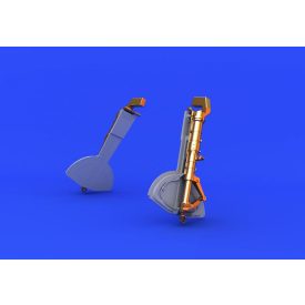 Eduard Bf 109G-10 undercarriage legs BRONZE (Revell)