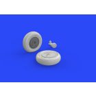 Eduard A6M5c Zero wheels (Hasegawa)