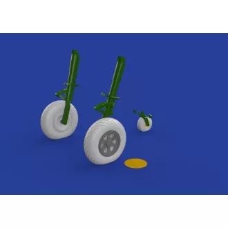   Eduard P-47D wheels for Hasagawa műgyanta repülő kiegészítő