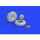 Eduard P-47D wheels (Hasegawa)