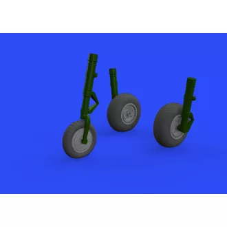   Eduard Me 262 wheels for Revell műgyanta repülő kiegészítő