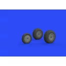 Eduard Me 262 wheels for Revell műgyanta repülő kiegészítő