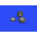 Eduard Me 262 wheels for Revell műgyanta repülő kiegészítő