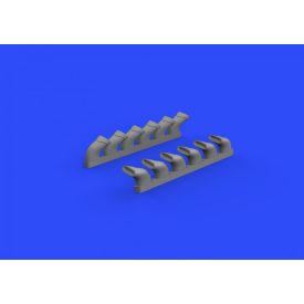 Eduard Spitfire Mk. IX exhaust stack - fishtail (REVELL)