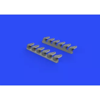   Eduard Spirfire Mk.IX exhaust stack-fishtail for Revell műgyanta repülő kiegészítő