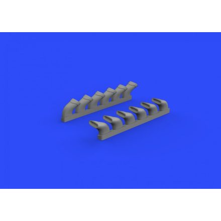 Eduard Spitfire Mk. IX exhaust stack - fishtail (REVELL)