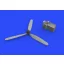 Eduard F4U-1 propeller for Tamiya műgyanta repülő kiegészítő