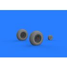 Eduard P-51D wheels (REVELL)