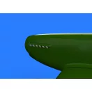 Eduard P-51D exhaust stacks for Revell műgyanta repülő kiegészítő