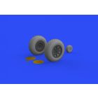 Eduard P-40N wheels (Trumpeter)