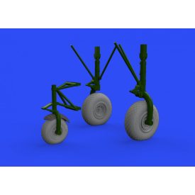 Eduard B-24 wheels (8spoke front wheel) (Hobby Boss)