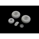 Eduard B-24 wheels (8spoke front wheel) for Hobby Boss műgyanta repülő kiegészítő