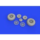 Eduard P-40E wheels (Trumpeter)