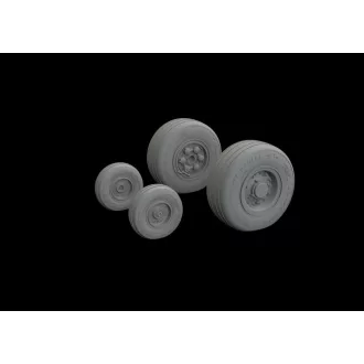   Eduard Tornado GR.4 wheels for ITALERI műgyanta repülő kiegészítő