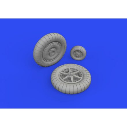 Eduard Bf 109G-2 wheels (Revell)