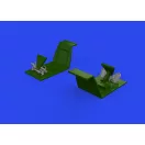 Eduard Bf 109E rudder pedals early PRINT műgyanta repülő kiegészítő