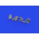 Eduard Bf 109E rudder pedals early PRINT műgyanta repülő kiegészítő