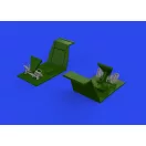 Eduard Bf 109E rudder pedals late PRINT műgyanta repülő kiegészítő
