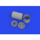Eduard F-16 exhaust nozzle P&W F100 PRINT (Tamiya)