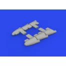 Eduard Spitfire Mk.Ia ehaust stacks PRINT KOTARE műgyanta repülő kiegészítő