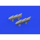 Eduard Spitfire Mk.Ia ehaust stacks PRINT KOTARE műgyanta repülő kiegészítő