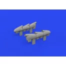 Eduard Spitfire Mk.Ia ehaust stacks PRINT KOTARE műgyanta repülő kiegészítő
