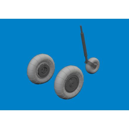 Eduard Bf 109K-4 wheels (Kotare)