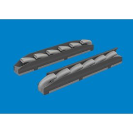 Eduard Bf 109K-4 exhaust stacks PRINT (Kotare)