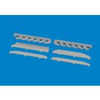 Eduard Bf 109K-4 exhaust stacks PRINT (Kotare)