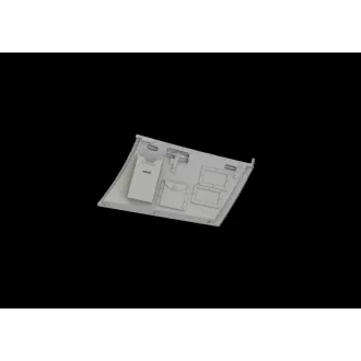   Eduard Hurricane Mk.II cockpit door PRINT for Revell műgyanta repülő kiegészítő