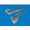 Eduard Fw 190 undercarriage legs PRINT for Revell műgyanta repülő kiegészítő