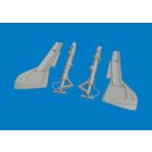 Eduard Fw 190 undercarriage legs PRINT (Revell)