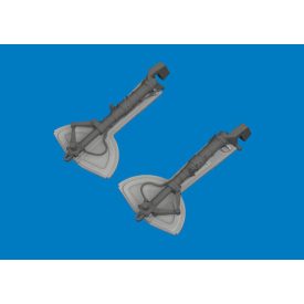 Eduard Bf 109G undercarriage legs PRINT (Revell)