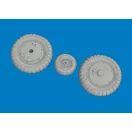 Eduard Bf 109G-6 wheels for Revell műgyanta repülő kiegészítő