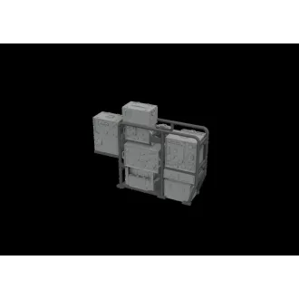   Eduard Sd.Kfz. 251/6 Ausf. C radio equipment PRINT DRAGON műgyanta repülő kiegészítő