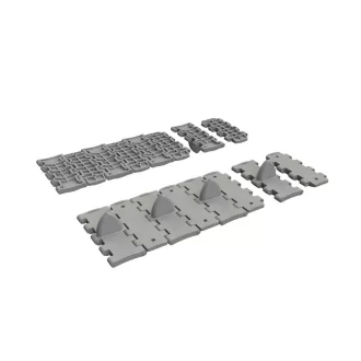   Eduard T-34 waffle tracks PRINT for Tamiya műgyanta repülő kiegészítő