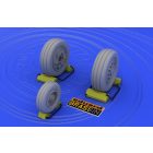 Eduard F-16 late wheels (KINETIC)