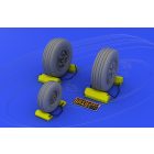 Eduard F-22A wheels (HASEGAWA)