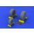 Eduard F-22A wheels (HASEGAWA)