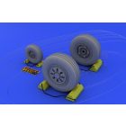 Eduard F-22A wheels (HASEGAWA)