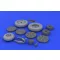 Eduard MiG-21 wheels for Eduard műgyanta repülő kiegészítő