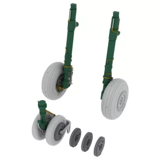   Eduard MiG-29 wheels for Academy/Eduard műgyanta repülő kiegészítő