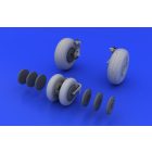 Eduard MiG-29 wheels (ACADEMY/EDUARD)