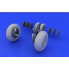 Eduard MiG-29 wheels (ACADEMY/EDUARD)