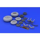 Eduard MiG-29 wheels (ACADEMY/EDUARD)