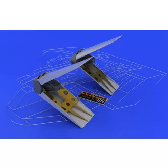   Eduard F-16 air brakes for Tamiya műgyanta repülő kiegészítő